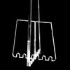 Clear Acrylic Bike Parking Rack Portable Floor Stand Light Weight Bike Support Stand for Adjusting Cleaning Repairing
