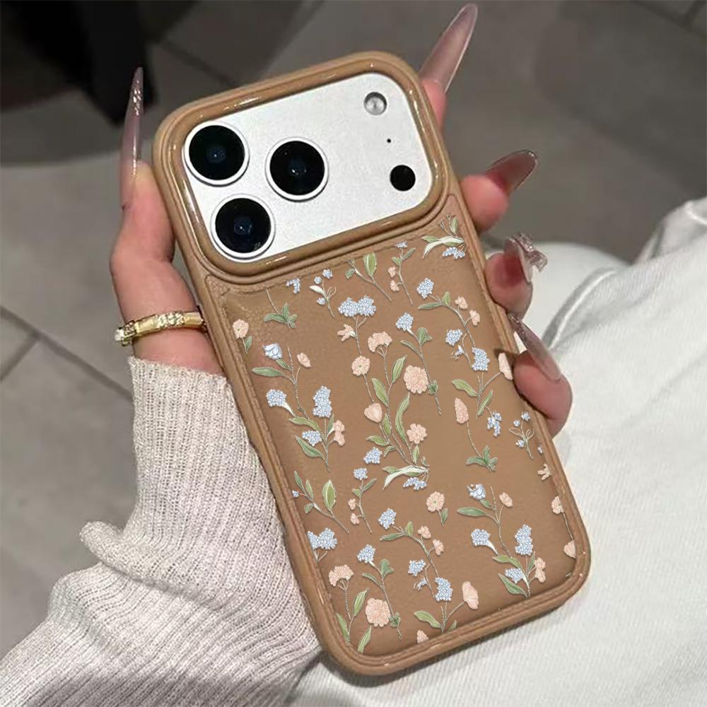 Oil Painting Flowers Phone Case For IPhone 17 17Air 15 16 Pro Max 14 Plus 13 12 11 Pro Max Soft Phone Cover Cases Funda Bumber