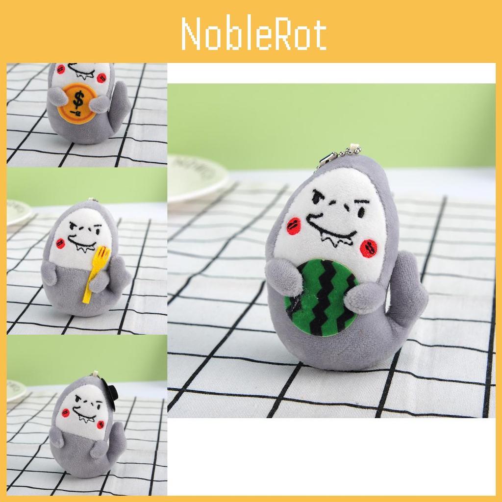 Funny And Adorable Shark Plush Toy Keychain Bag Charm For All Ages