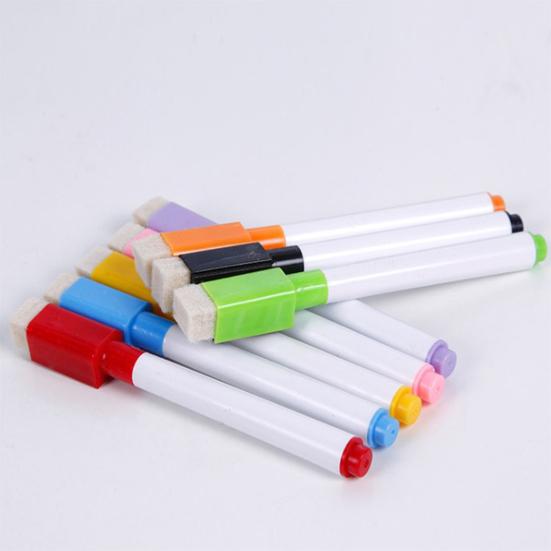 8Pcs Painting Pens Watercolor Erasable Plastic Practical Color Gel Ink Pen for Office