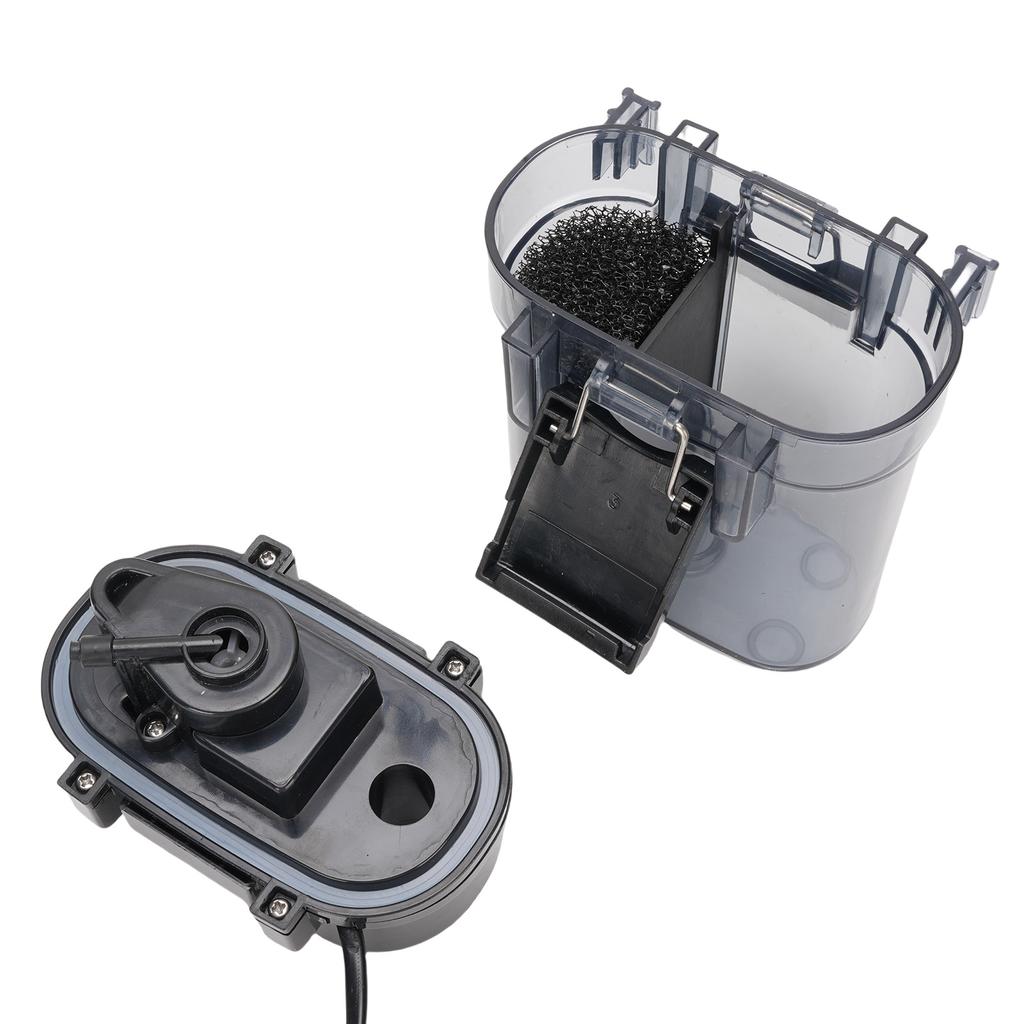 Wall Mounted Fish Tank Filter 300L H 4W Plastic External Aquarium Filter for Water Pressure Pump Outdoor Ponds EU Plug