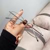 New Vintage Small Rectangle Sunglasses Men ladies Fashion Punk Square Sun Glasses  Metal Frame Black Driving Eyewear