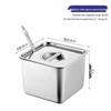 Jie Geng Yao Stainless Steel Square Condiment Basin