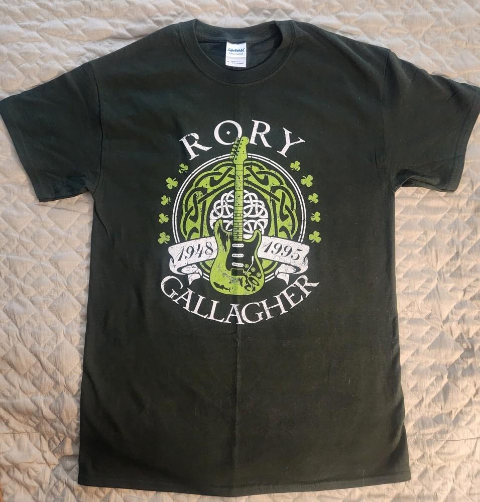 

RORY GALLAGHER 19481995 Tshirt Unisex Black Cotton All Sizes Unisex T-Shirt S