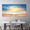 Landscape Beach Sunset Canvas Painting Nature Ocean Cloud Posters and Prints Wall Art Pictures Living Room Home Decor No Frame