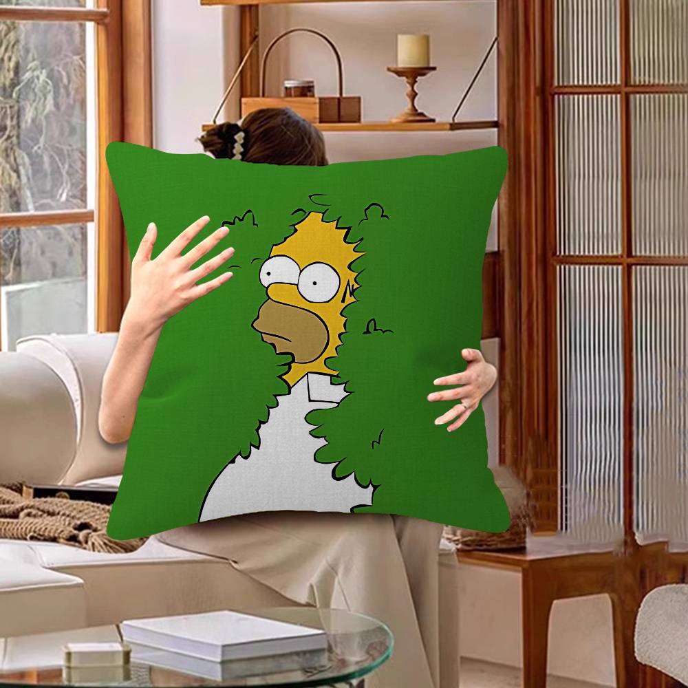 Cartoon The S-Simpsons Pillow Cushion Cover Pillowcase Living Room Sofa Home Decor