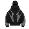 Velvet Punk Double Hat Unique Design Hoodie Loose Hoodie