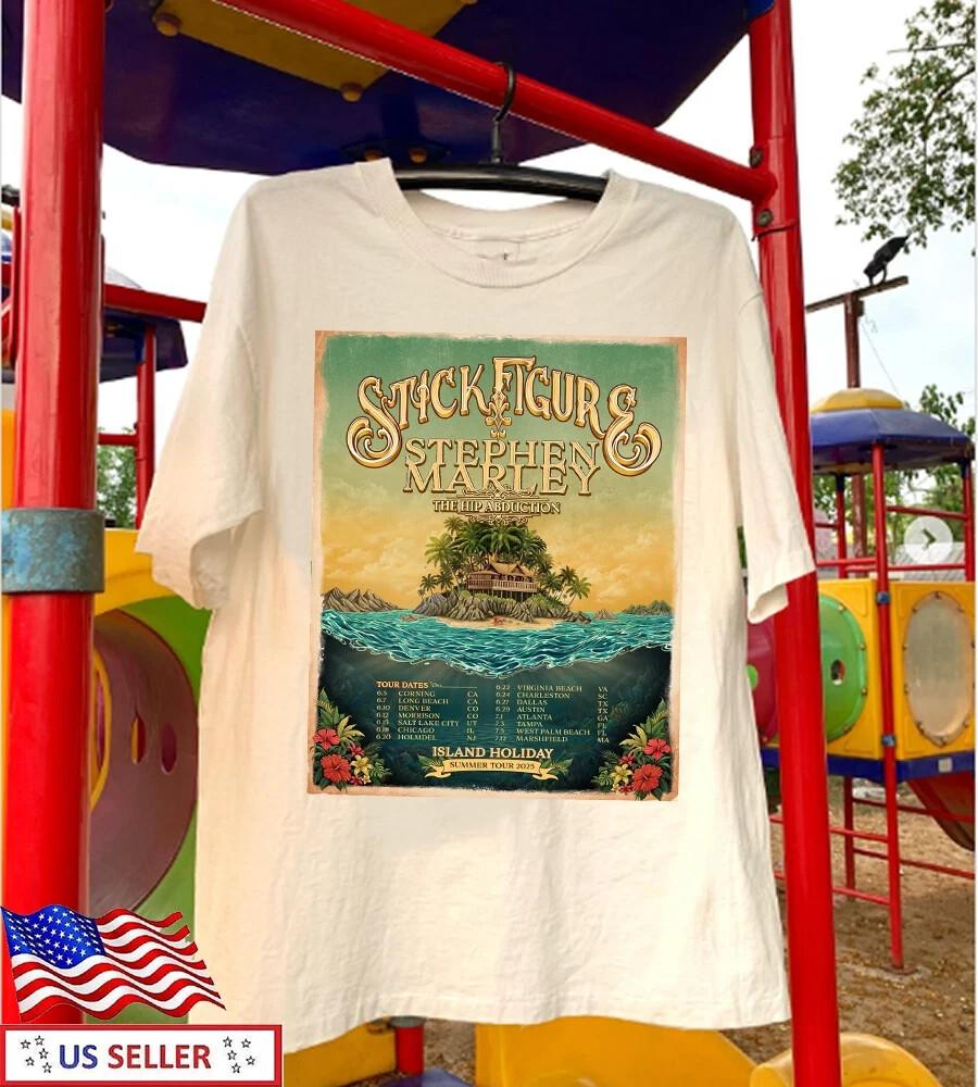 Stick Figure band Island Holiday Tour T Shirt Full Size S-5XL LI1786 Unisex T-Shirt XXXXL