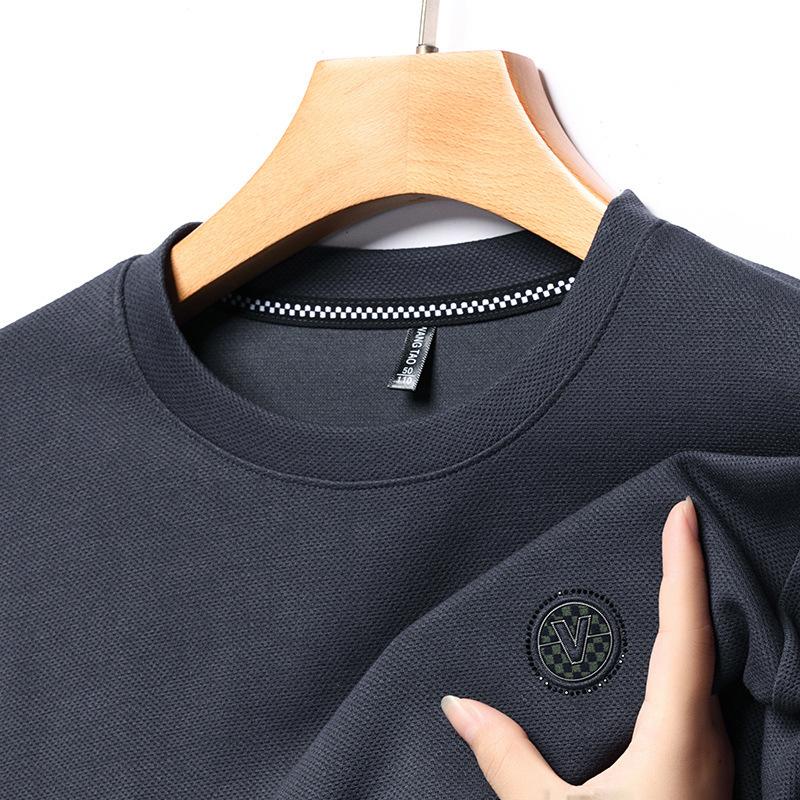 Φθινόπωρο Νέα Μάρκα Μόδας Ανδρικό Πουλόβερ Μόδα Νεανικό Κορεάτικο Στρογγυλή Λαιμόκοψη Casual Μακρυμάνικο Μπλουζάκι Βάση Ανδρικό