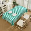Nordic Checkered Waterproof PEVA Tablecloth - Oil-Proof, Wash-Free, Modern Picnic & Party Mat