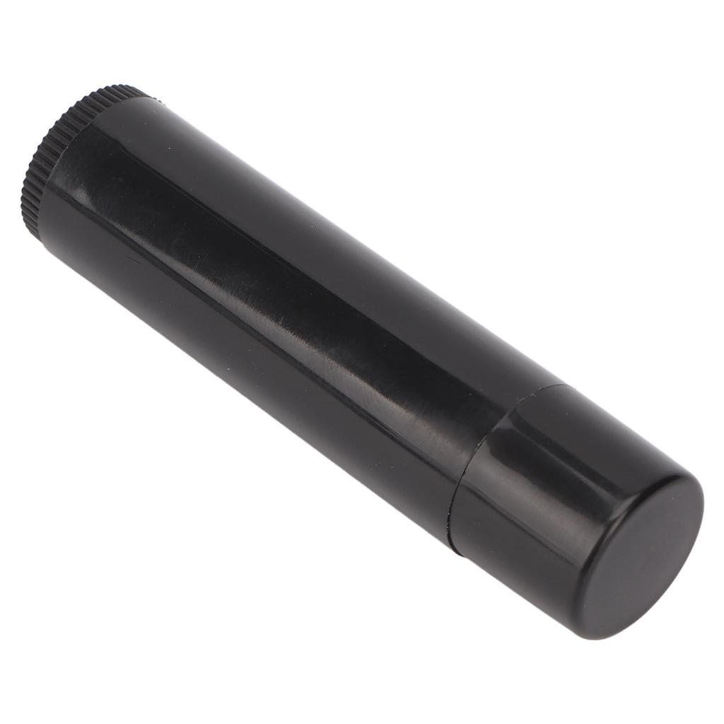 20pcs Lip Balm Tubes Empty Refillable Round DIY Lipstick Tube for Lip Balms Lipstick Solid Perfume Black 4.2g
