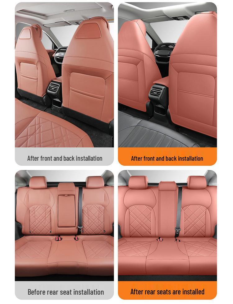 Qiyuan A05 Five-Seat Full Leather Car Seat Cushion - Universal, All-Season Model