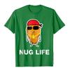 Funny Nug Life Chicken Nugget Tshirt Faddish Unisex T Shirt Cotton Tees Printing Simple Style Company
