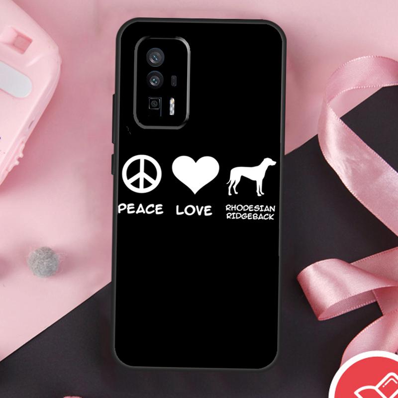 Rhodesian Ridgeback Dog Case For Xiaomi 14 Ultra Mi 15 13 11T 12T 13T 14T Pro POCO X7 Pro X3 X5 X6 F5 F6 F7 Cover
