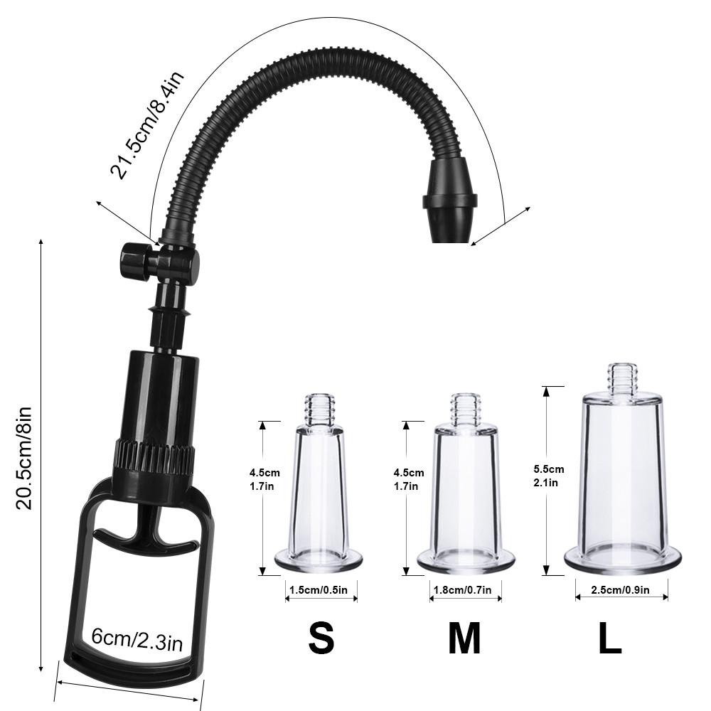 Nipple Stimulator Enlarge Vacuum Pump Breast Massage Pussy Pump Vagina Clitoris Sucker Women's Accessories Sex Toys For Women 18