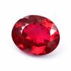 NATURAL   Oval Shape 12 Ct Red Garnet Loose Gemstone For Jewelry Making