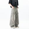 Lässige elastische Cargohosen Herren Sommer Dünn Locker Gerade Beine Bequem Stretch