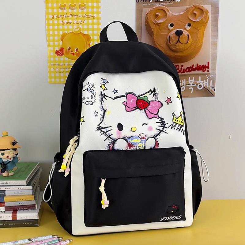 Schoolbag cute kitty cat backpack female 1011 new large capacity pain bag cartoon schoolbag high value cat backpack