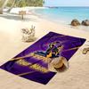 Melbourne Storm Custom Beach Towel, Print Your Name Text Lightweight Absorbent Towel for Swimming Travel