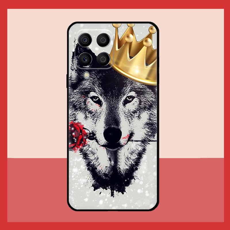wolf art black Case For Samsung Galaxy M11 M31 M14 M34 M54 M12 M32 M52 M15 M13 M06 M16 M36 M56 M53 M35 M55
