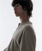 MUSINSA STANDARD Cool Touch Slit Neck Knitted Polo Shirt [Grayish Beige]