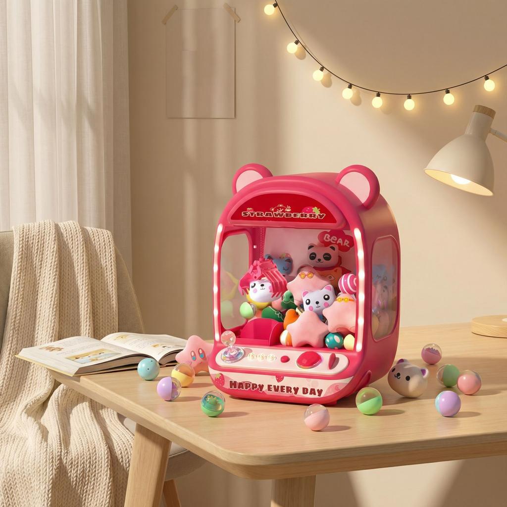 Children's Machine Toy Doll Capsule Machine For Girls, Small Home Use, Boys Birthday Gift