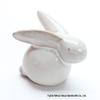 Creative Easter Bunny Ceramic Ornament - Festive Rabbit Gift for Desktop or Garden