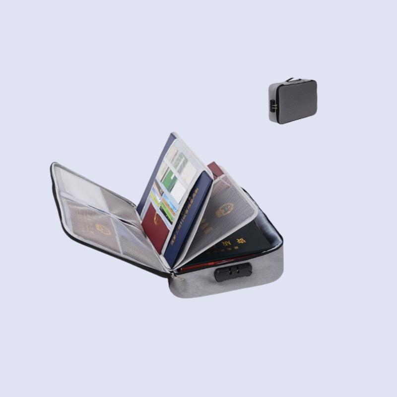 Document Storage Layered Organizer Bag Large Capacity Three Convenient Layers