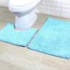 Set aus 2 Badezimmerteppichen Toilettenteppichen Super saugfähige Bodenmatten Europäische Dekoration