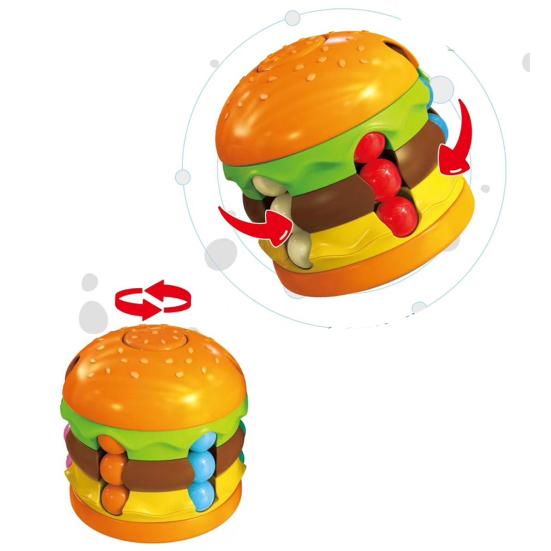 

Yousheng Fidget Spinner Bean Cube Hamburger Ball Креативная вращающаяся головоломка, обучающая игрушка для снятия стресса, сенсорная игрушка для рук A