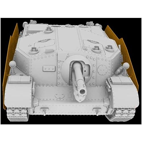 IBG 1/72 Hungarian Fighting Vehicle 40/43M Zrinyi II 105mm Assault Gun with Skirt Plastic Model Kit PB72052