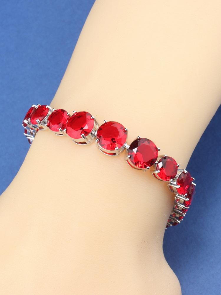 Italian Charm Bracelet Original    Fine Jewelry & Accessories Round Colorful Zircon For Women/Girl Fashion Gift
