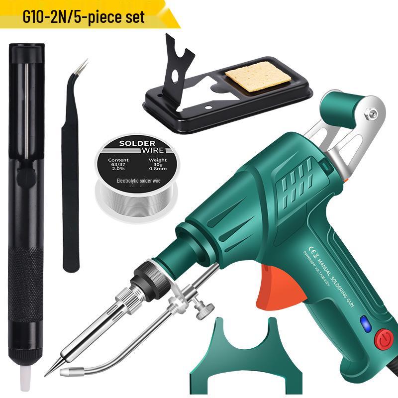 Cordless 60W Electric Soldering Iron Gun with Auto Tin Feed