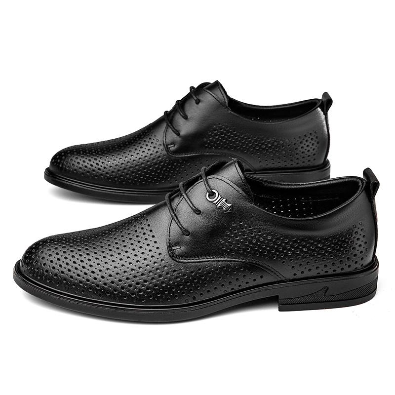 Fashion Outdoor Leisure New Summer Breathable Men's Shoes  Shoes for Men Elegant Casual Business Gentleman Luxury Formal Social Male