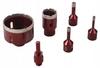 Diamond Hole Saw Crown for Porcelain Tiles M14 Set 6,8,10,35,68 + Adapter