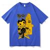 Spiel Bendy and The Ink Machine T-Shirt Sommer Kurzarm Damen T-Shirts Streetwear Unisex Locker Rundhals Grafikdruck T-Shirts