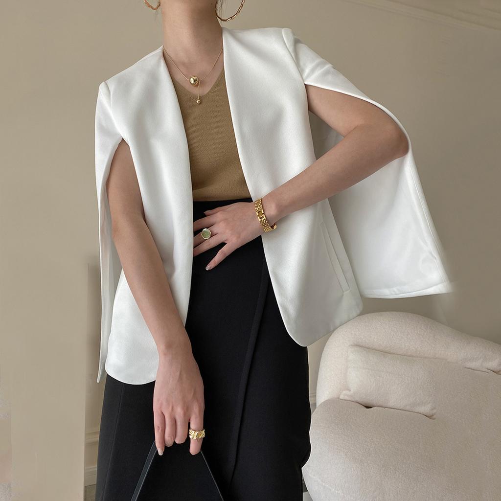 Women'S Autumn Temperament Jacket Solid Split Long Sleeve Business Work Jacket Ladies Fashion Office Jackets