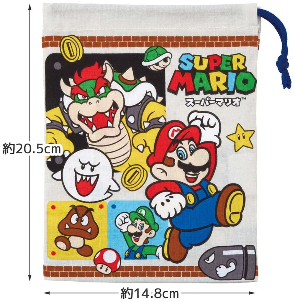 Skater Cup 21 x 15 Made in Super Mario KB62 Children's Bag, cm, Japan, 23, Boys,