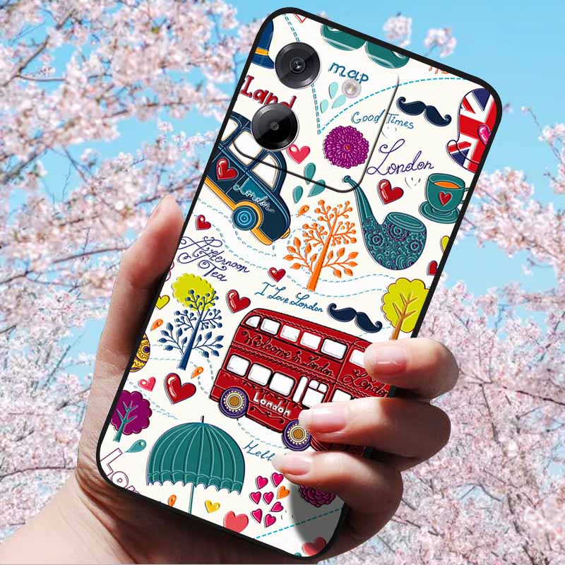 For Xiaomi Poco M7 Pro 5G Case 3D Relief Flower Emboss Soft Silicone various Flower For Poco M7 Pro 5G 3D CuteCartoon Cover Case