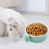 Vlnitá závěsná sada misky 2 v 1 pro domácí mazlíčky Odnímatelný prostorově úsporný princip sifonu Příslušenství pro domácí mazlíčky