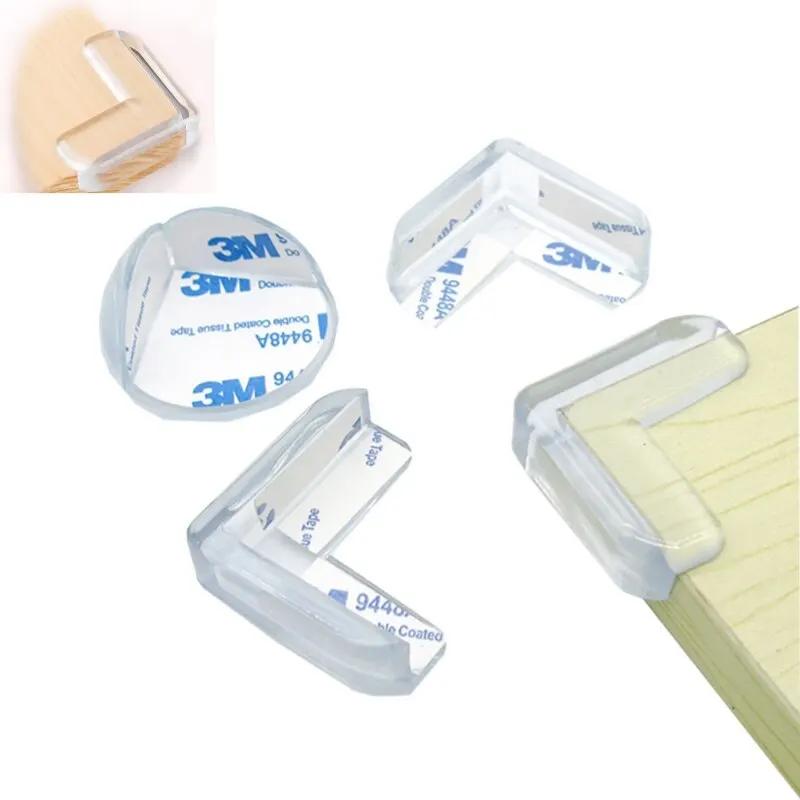 4/12PCS Transparent Anti Collision Angle PVC Pad Child Safety Corner Guard Baby Collision Proof Protector Table Corner