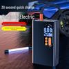 Portable Smart Digital Car Air Pump: Compact High-Power Handheld Inflator with Digital Display