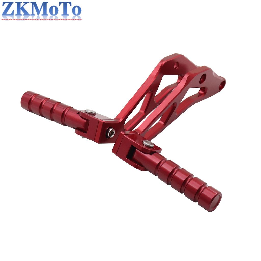 CNC Rear Passenger Foot Peg Rests Pedal Peg Bracket For Sur-Ron Light Bee X S For Segway X160 X260 Electric Motorcycle Dirt Bike