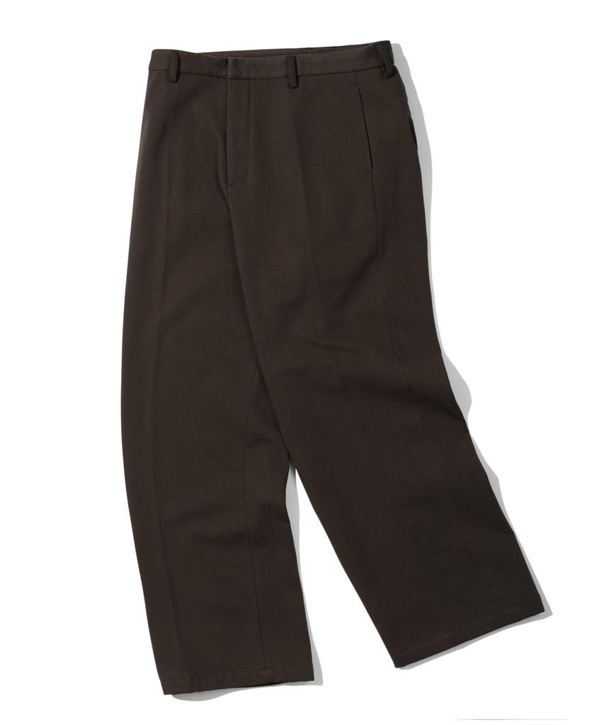TRILLION Essential Semi-Wide Slacks (Brown)
