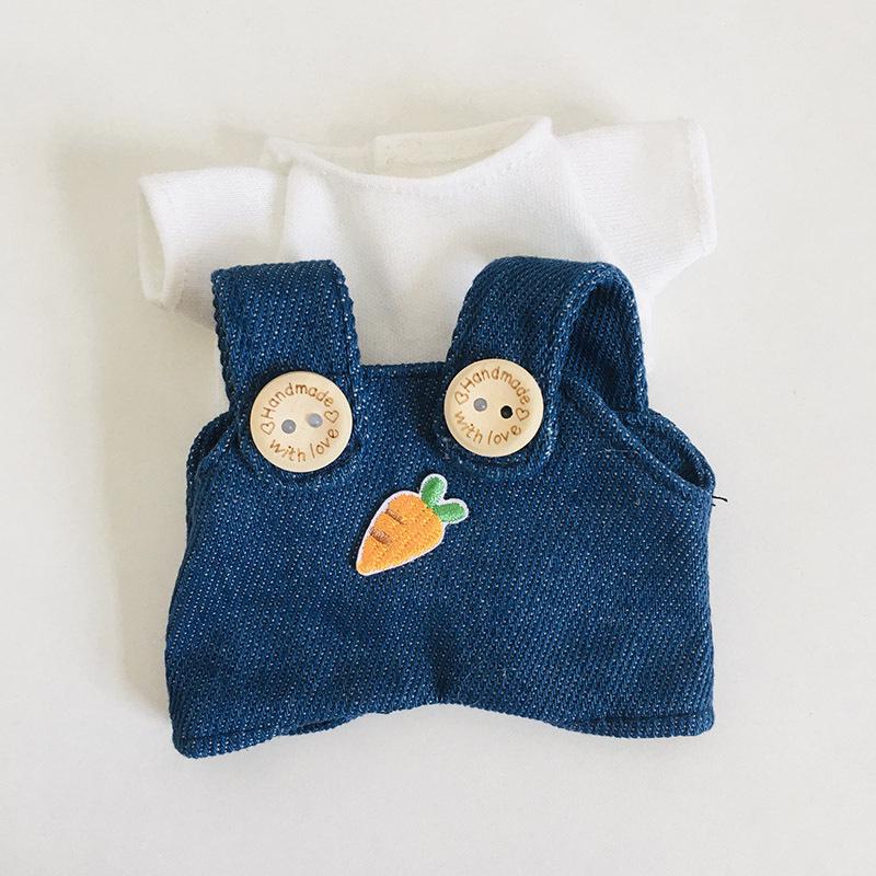 בגדי בובת קטיפה ויניל חמודה 17 ס"מ קופסה עיוורת - תליון LaBuBu שמלת אביזרים