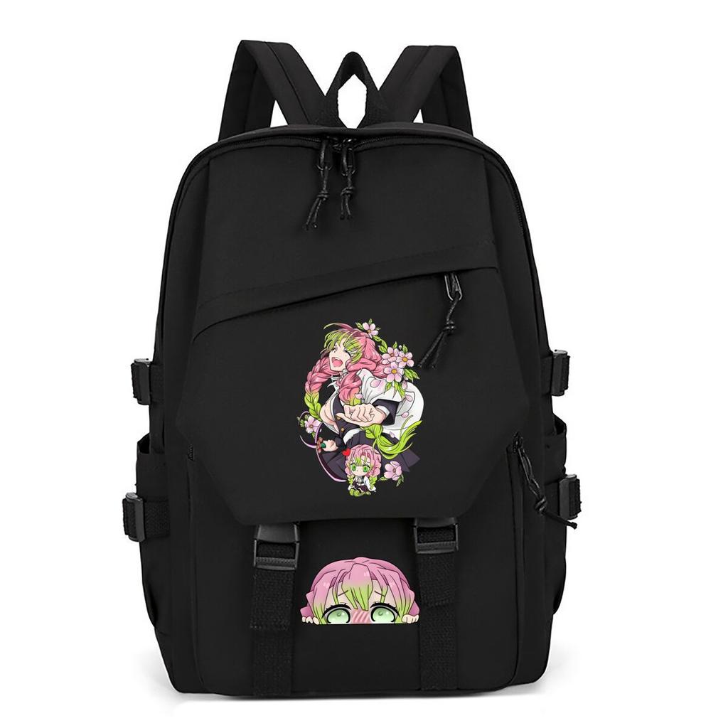 Large Capacity Schoolbag with Shoulder Strap; Student Three-piece Pencil Case Set