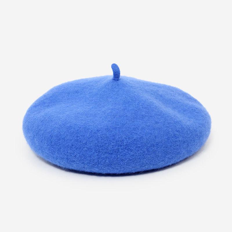 Wool Caps Felt Beret Women British Style Girls Beret Hat Lady Solid Color Winter Hats