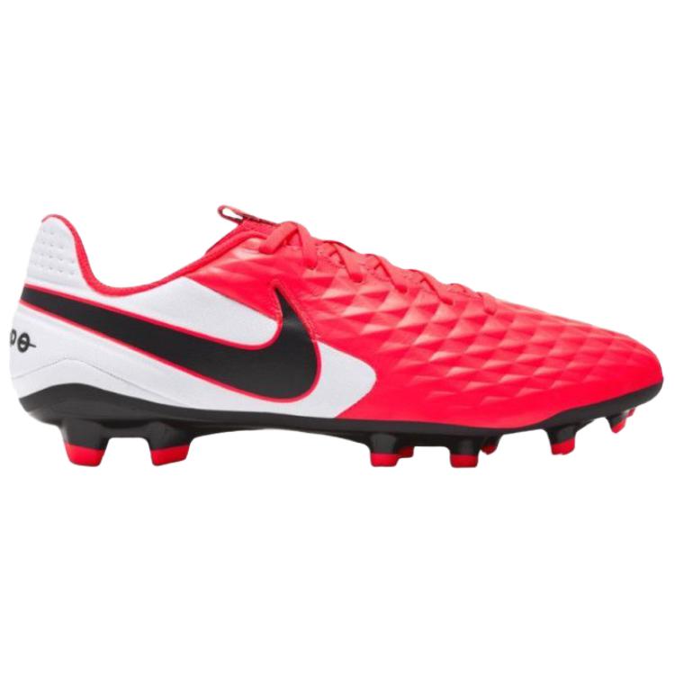 Nike Tiempo Legend 8 Academy MG Weiß Laser Crimson Herren Sneaker Schwarz AT5292-606