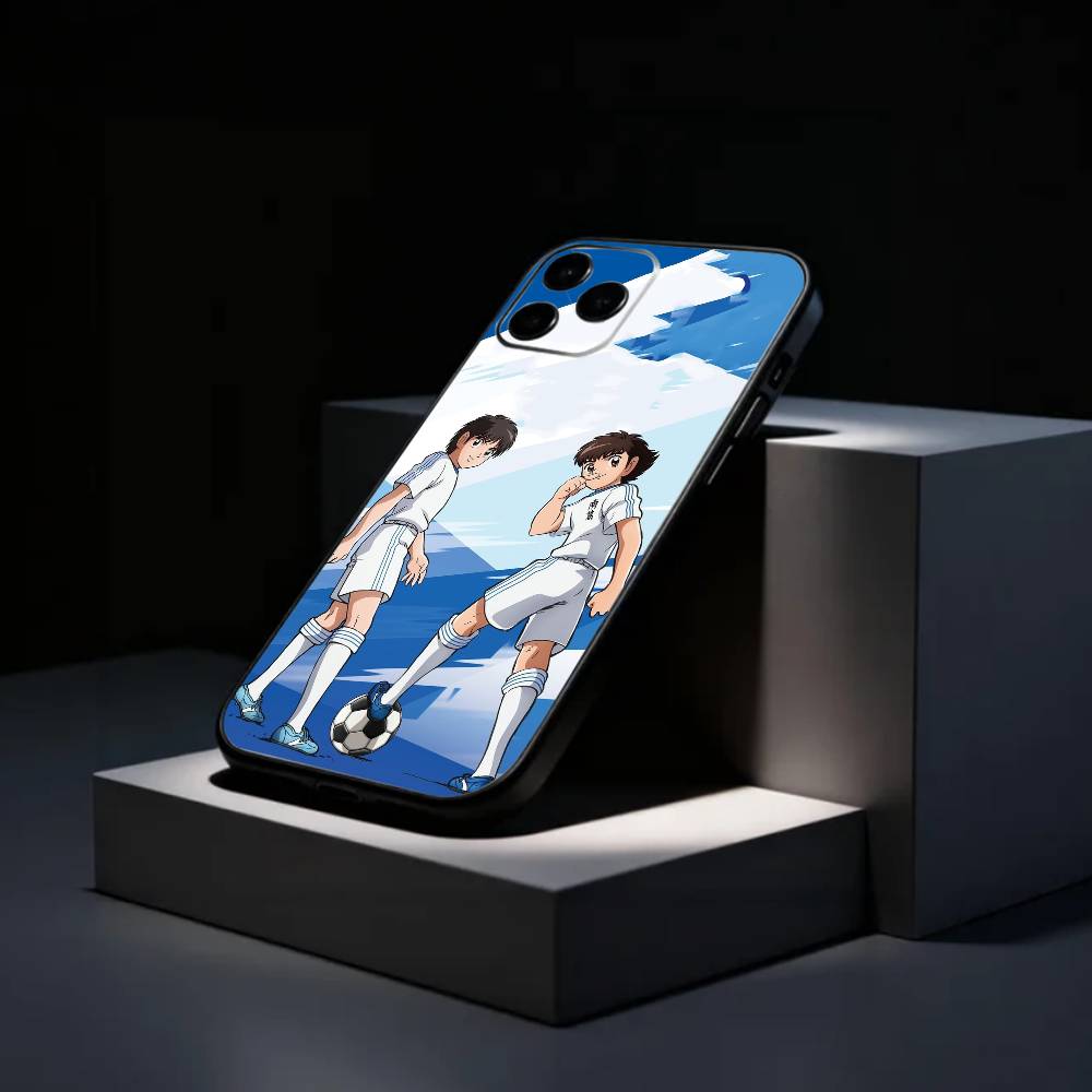 Custodia per Telefono in Silicone Morbido Anime C-captain T-tsubasa Per IPhone 17 16 15 14 13 12 11 X XR Plus Pro Max Plus