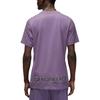 Jordan Letter Print Crew Neck Short Sleeve T-Shirt Men T-Shirts Purple DQ7358-553